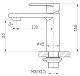 Смеситель на раковину BelBagno NOVA NOV-LVM-IN
