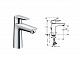 Смеситель Hansgrohe Talis E 71711000 для раковины