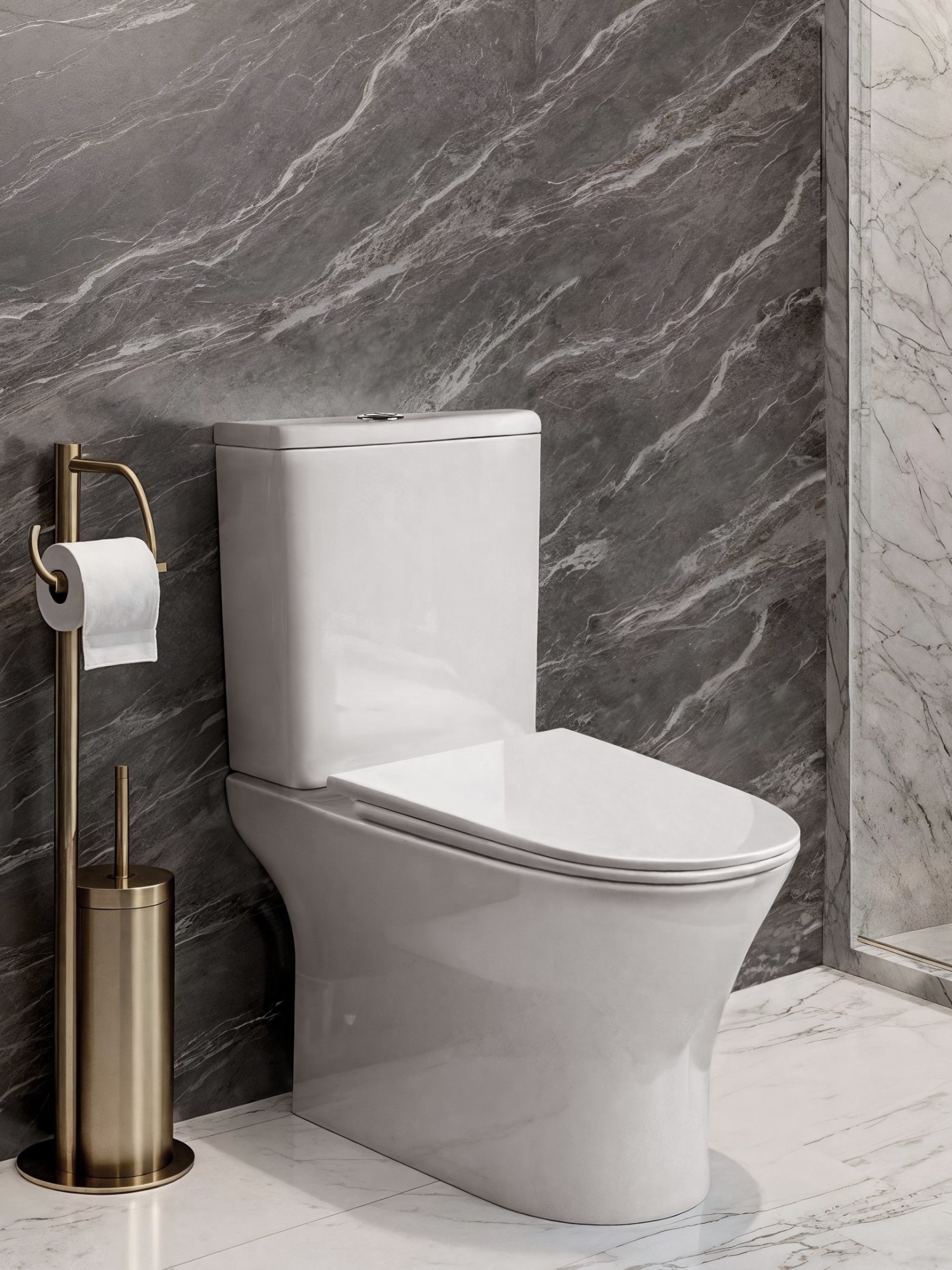 Унитаз BERNINA напольный безободковый Ceruttispa CT7193 (650x340x770)