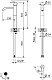 Смеситель для раковины CEZARES LEAF-LC2-L-01-W0
