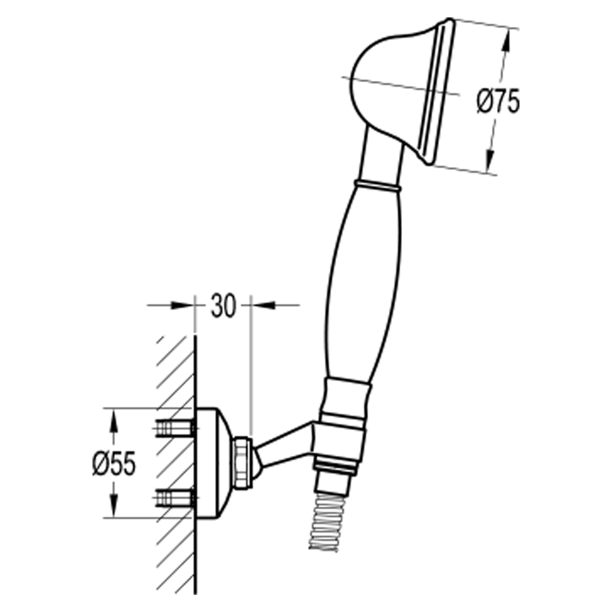 Набор душевой Swedbe Terracotta 2562