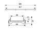 TECEdrainline Основа для плитки 900 мм "plate" прямая нержавеющая сталь