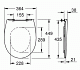 Сиденье с крышкой Grohe Bau Ceramic 39898000 для унитаза