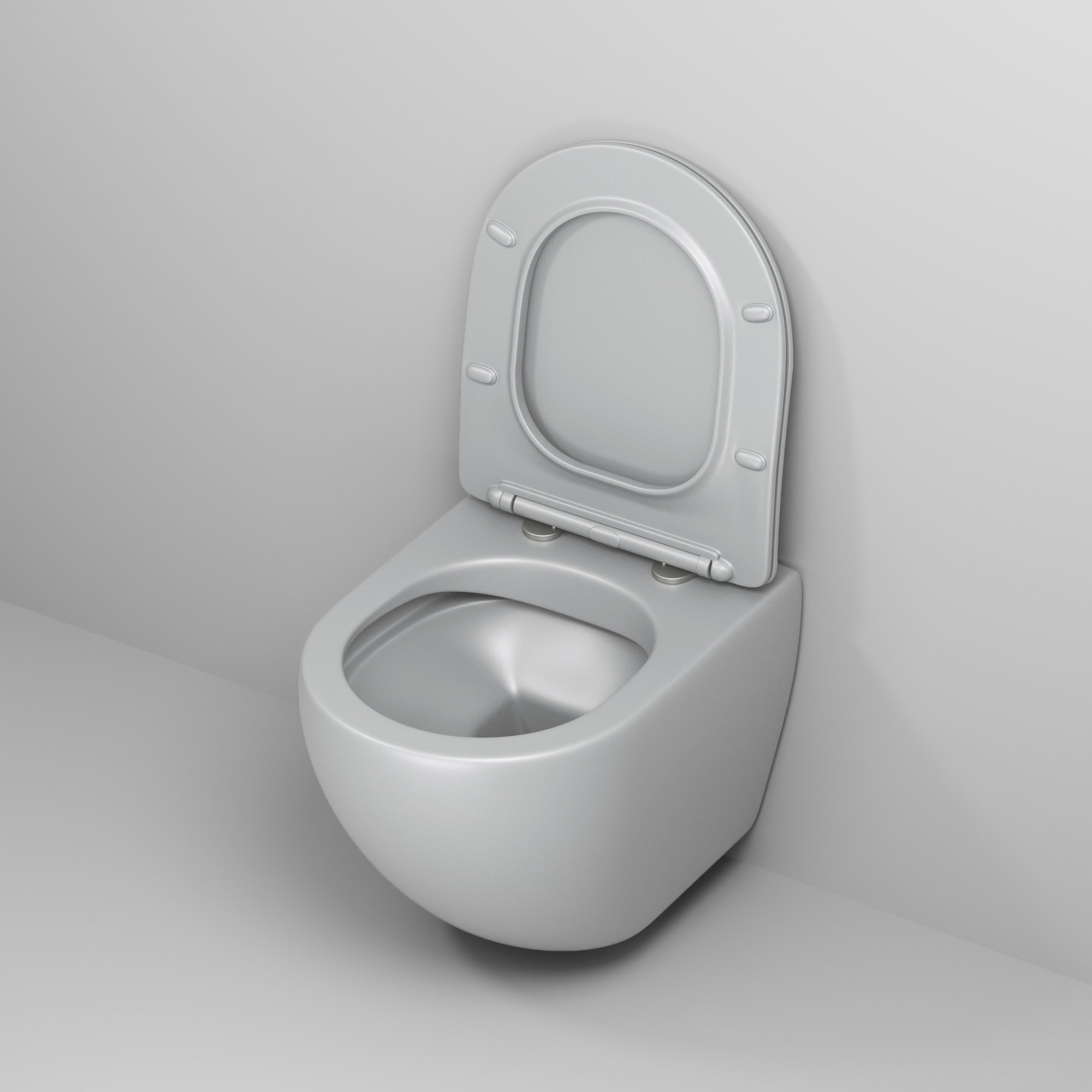 Унитаз gr-4455glms color (485*365*360) подвесной безободковый