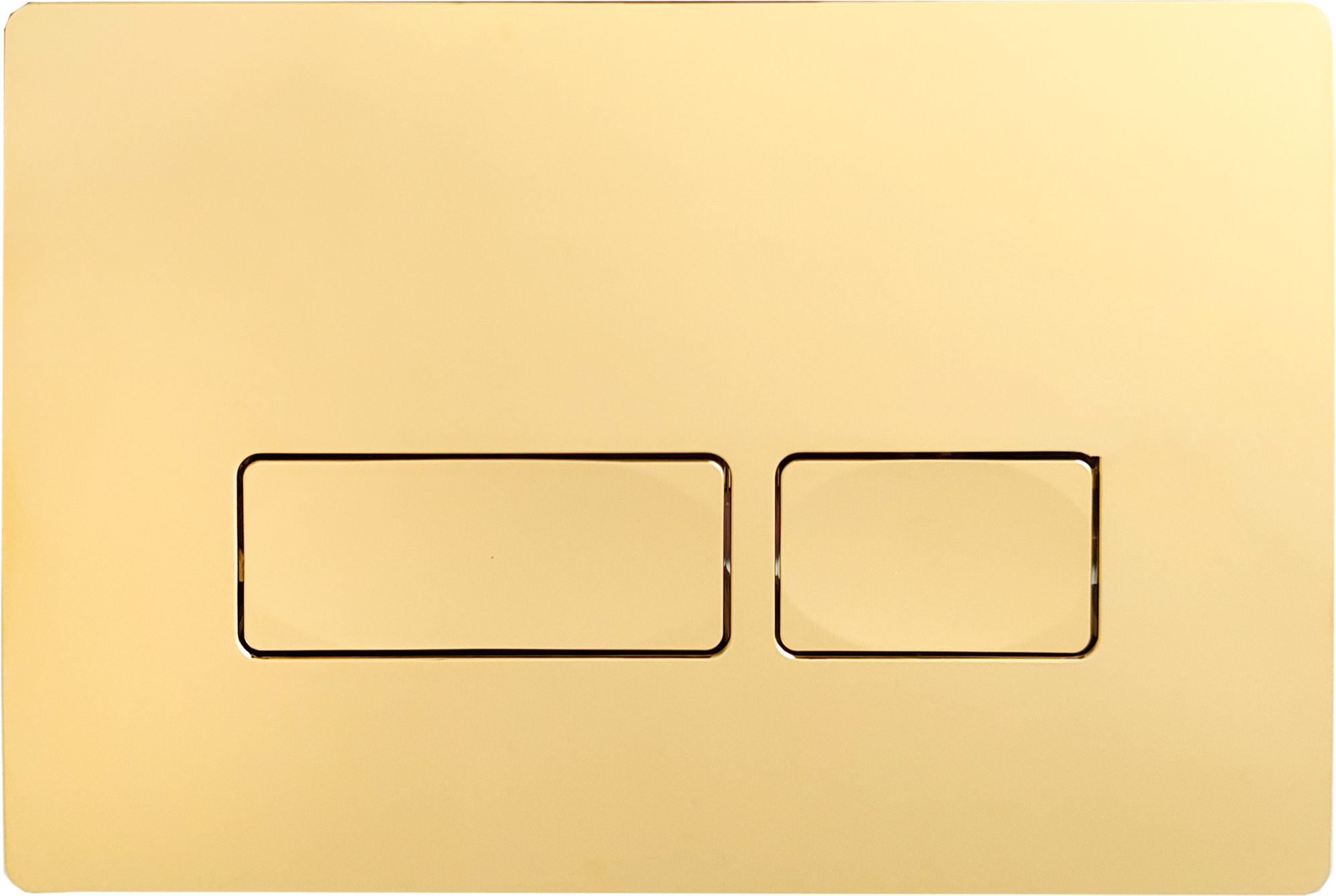 Кнопка CR02CG смыва для инсталляций Ceruttispa (шампань золотой, глянцевая)