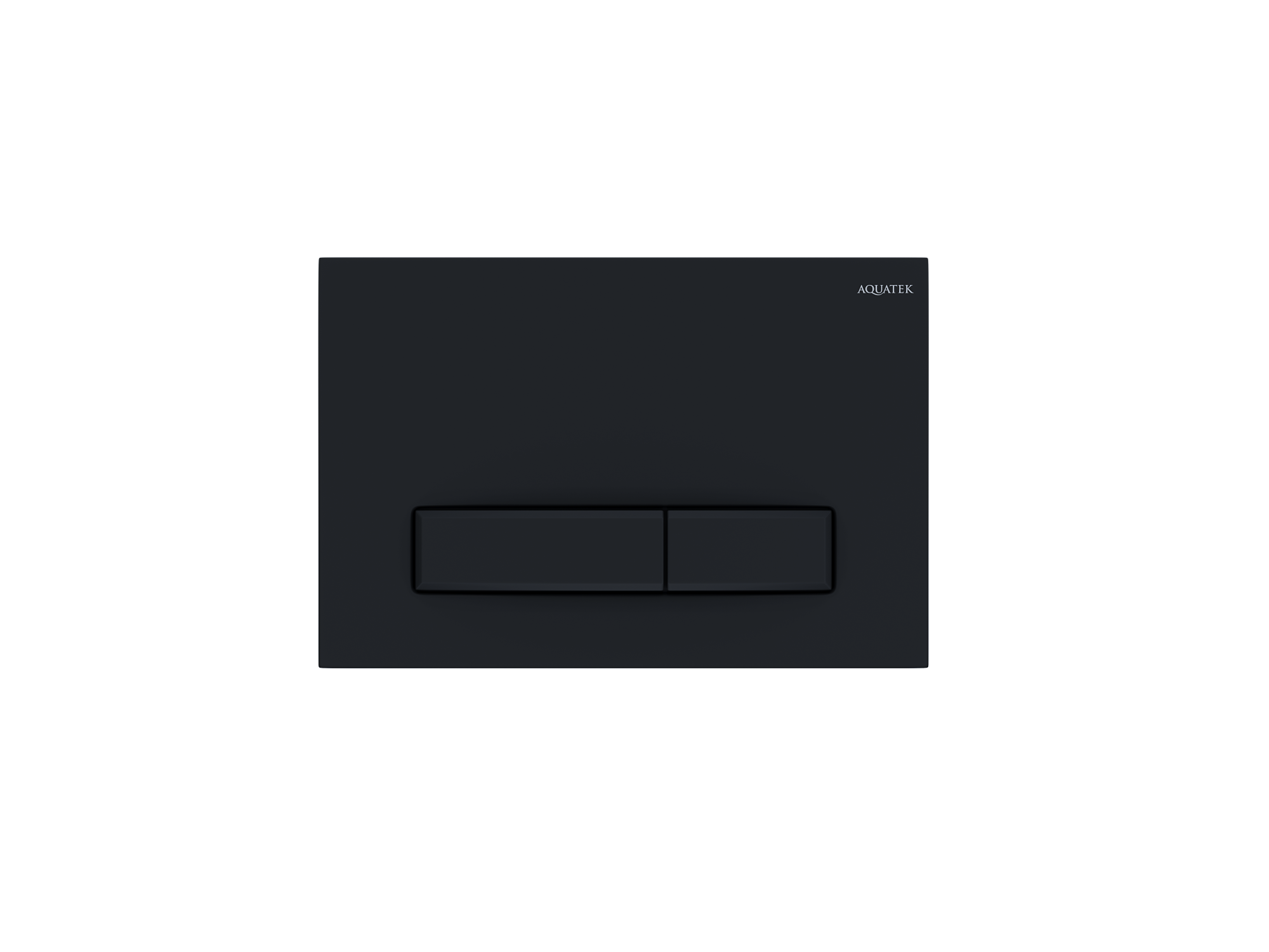Панель смыва Aquatek Slim Черная матовая (клавиши прямоугольные) KDI-0000025