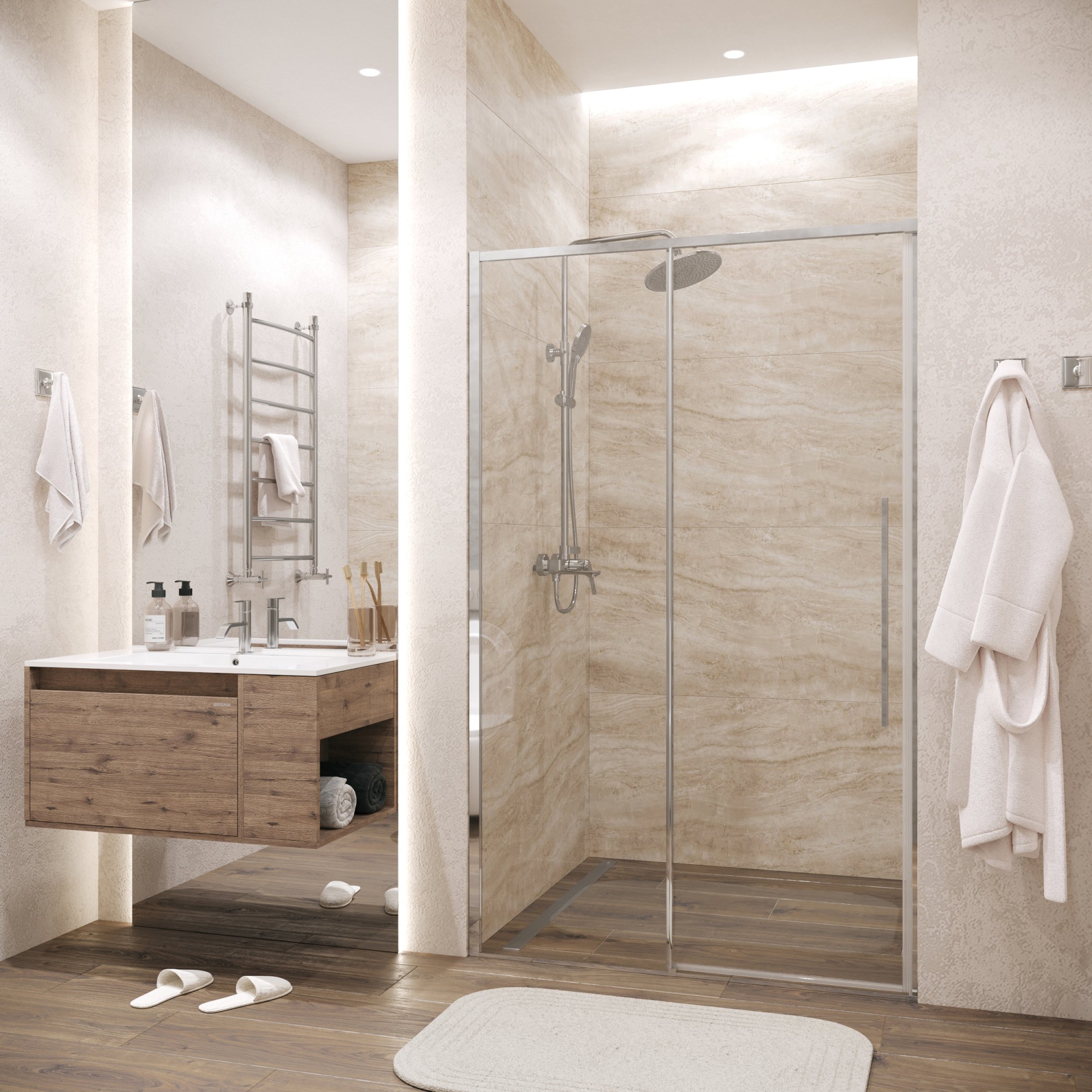 Дверь в нишу 100.K33.01.120.10.00 Galaxy (120*195)