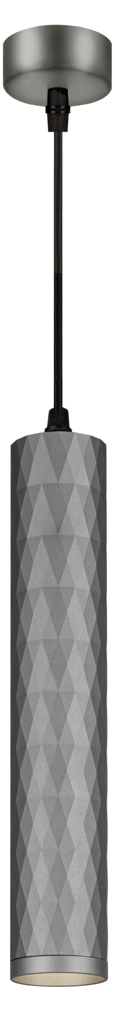 Светильник подвесной потолочный PL15 GR MR16 GU10 цилиндр графит