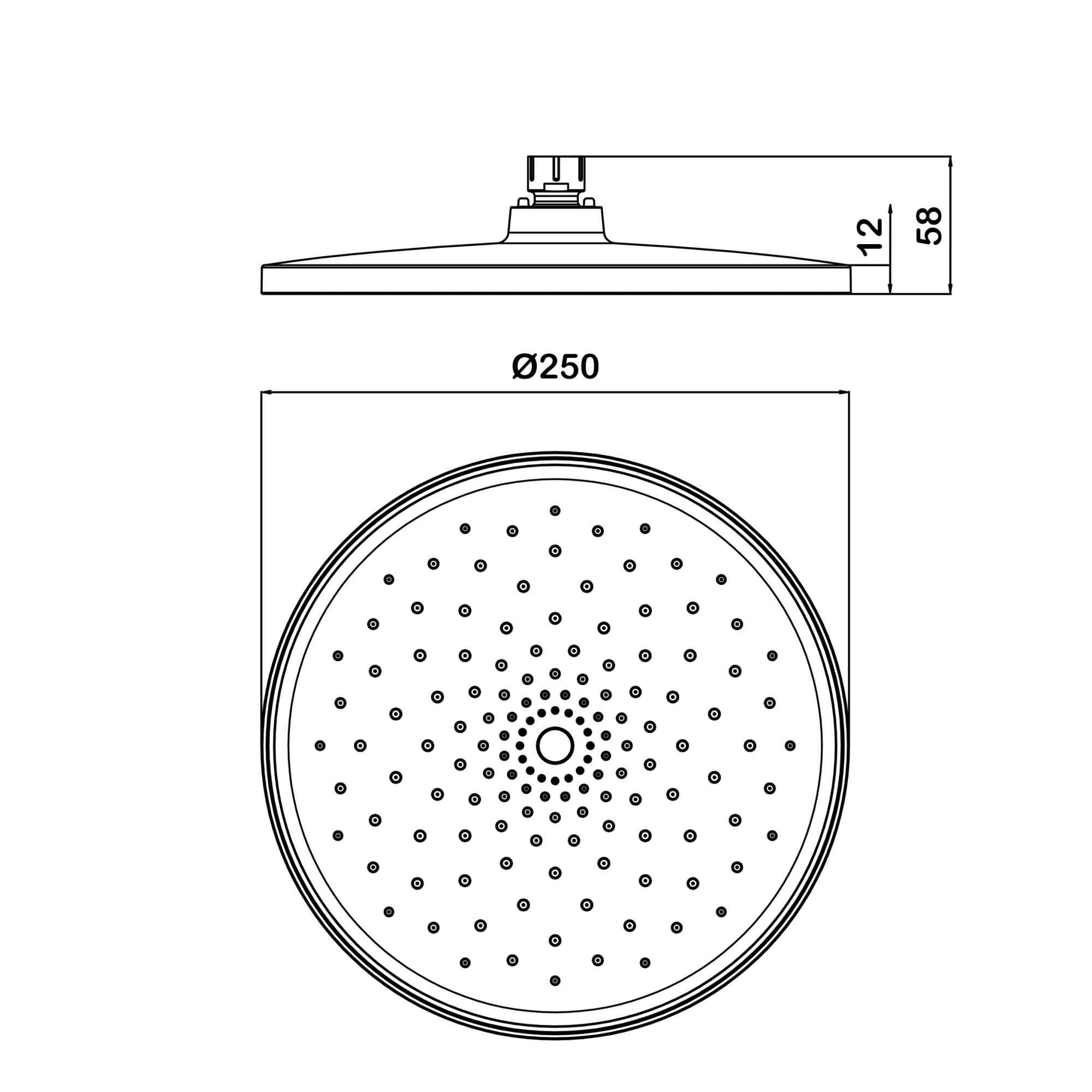 Стойка для душа с держателем для лейки Swedbe Calypso 5146