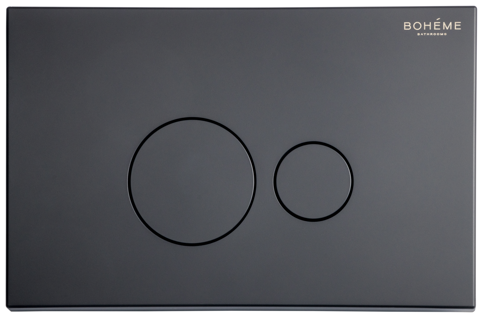 Кнопка для инсталляции Boheme, пластик Gun Metal