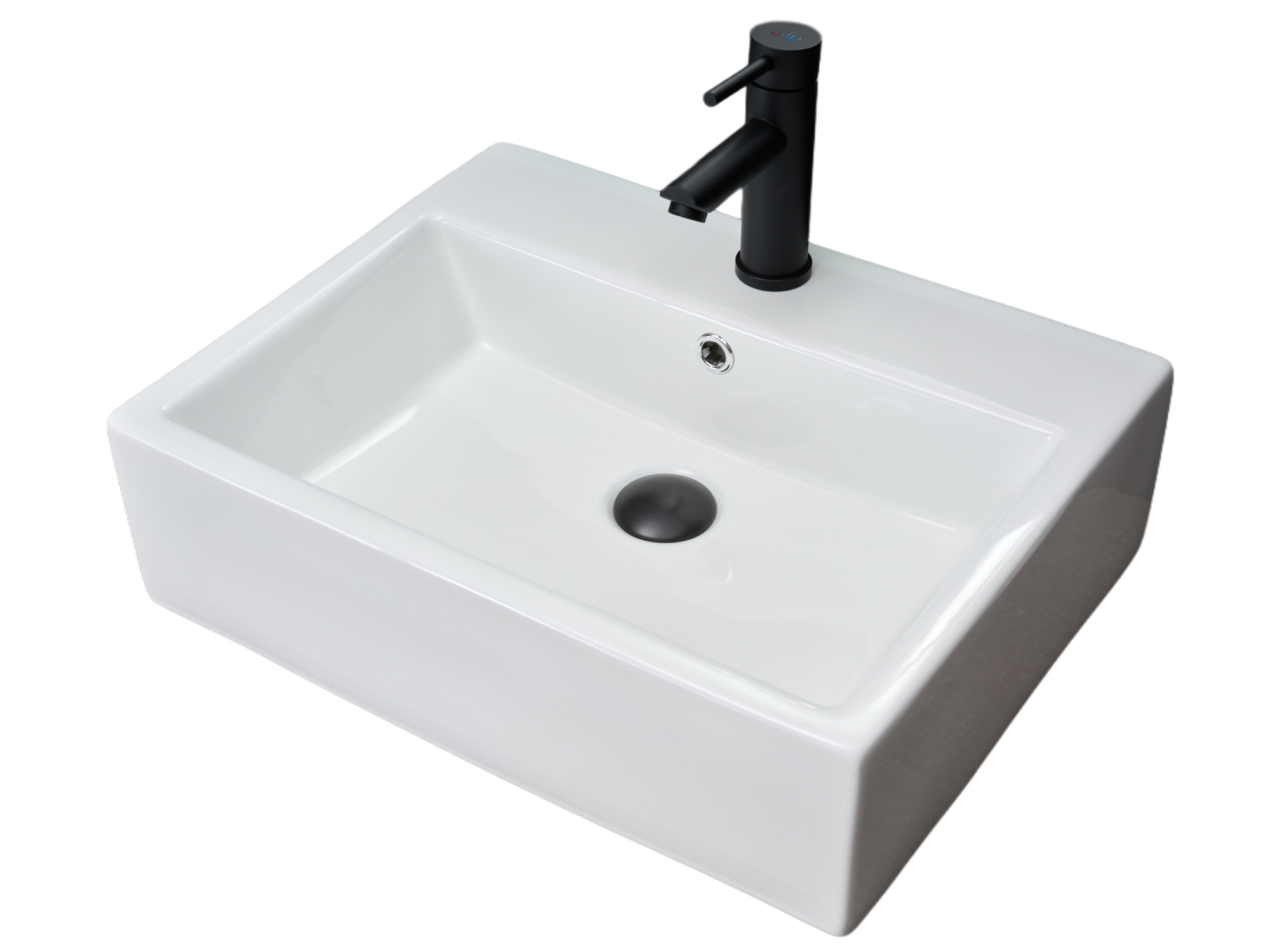 Раковина Gid N9153 51215 накладная белая 53x41x15