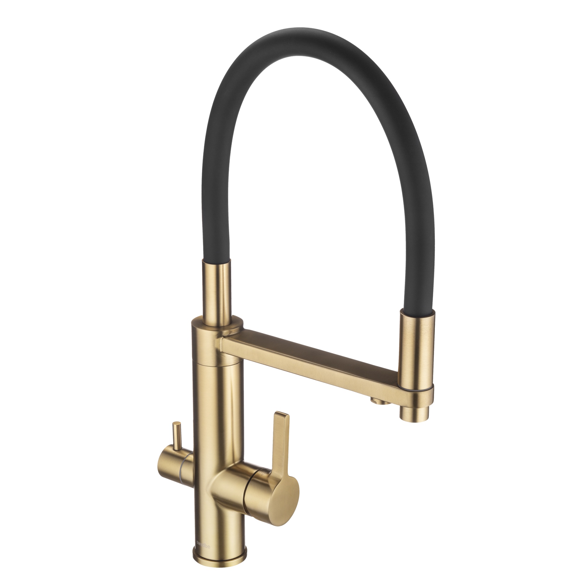 Смеситель для кухни с каналом для подключения фильтра с гибким изливом Select 8440GO