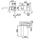 Встраиваемый смеситель для раковины CEZARES NAUTIC-BLI-SR