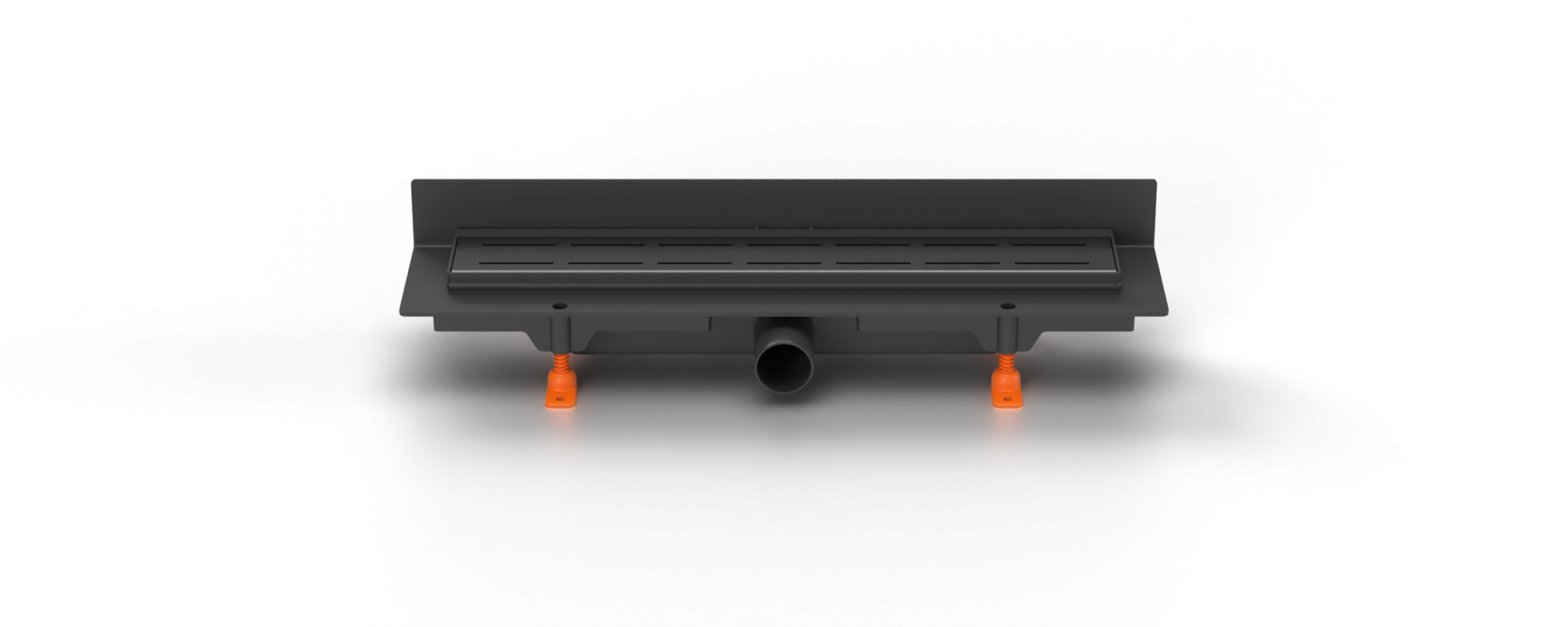 Душевой лоток 35 см Creto Walkway CRE-350 WB-P с решеткой. черный