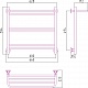 Полотенцесушитель водяной Стилье Версия-Н1 600х600 (Полка+1+2+2) П 16