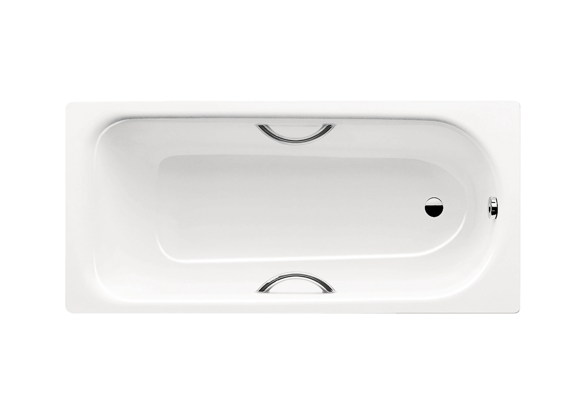 Стальная ванна Kaldewei Saniform Plus Star 133600010001 Мод.336 170х75 белый+отв.под ручки