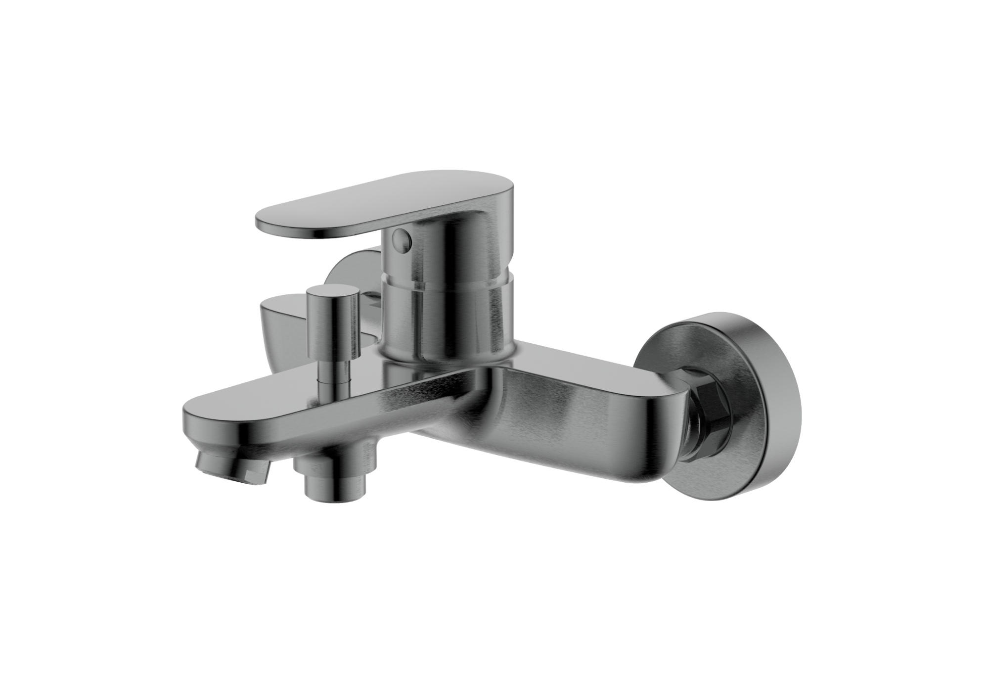 Смеситель Aquatek НИКА  для ванны AQ1840BGM    оружейная сталь