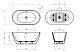 Акриловая ванна BELBAGNO UNO BB701-1400-720-K