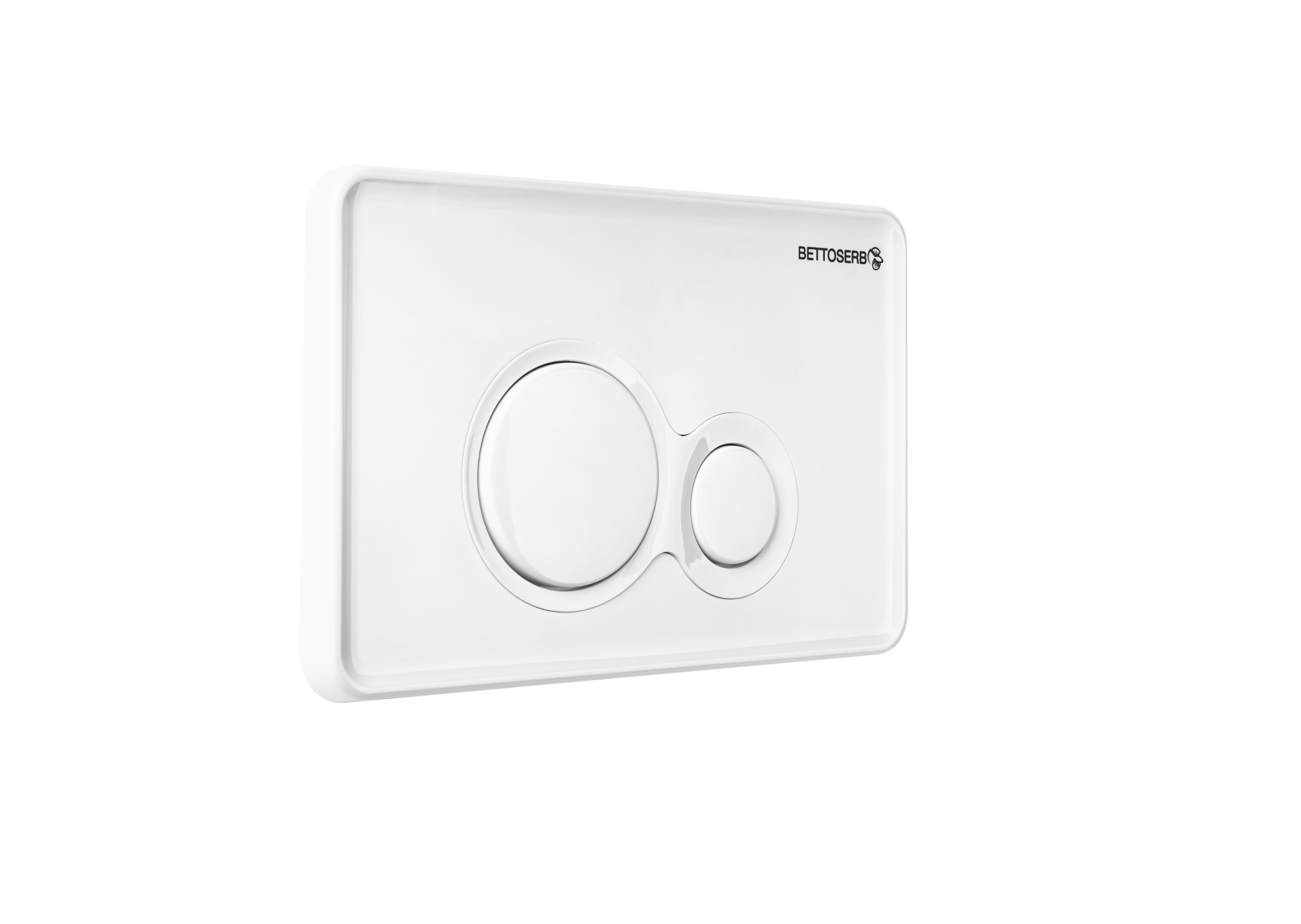 Клавиша смыва BETTOSERB белый глянец TWIN
