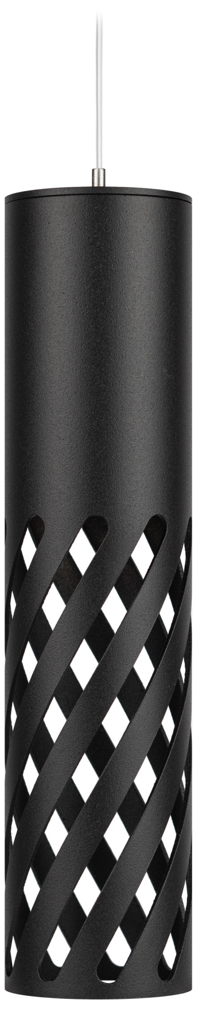 Светильник подвесной потолочный PL28 BK MR16 GU10 цилиндр черный