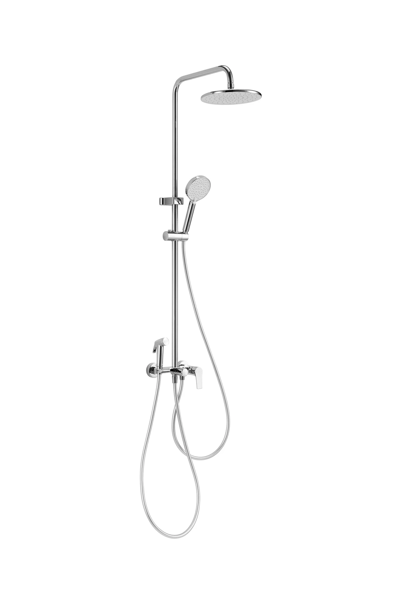Душевая стойка ARROW AG3402CP с гигиенической лейкой, хром