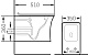 Унитаз gr-4461s (510*350*360) подвесной безободковый