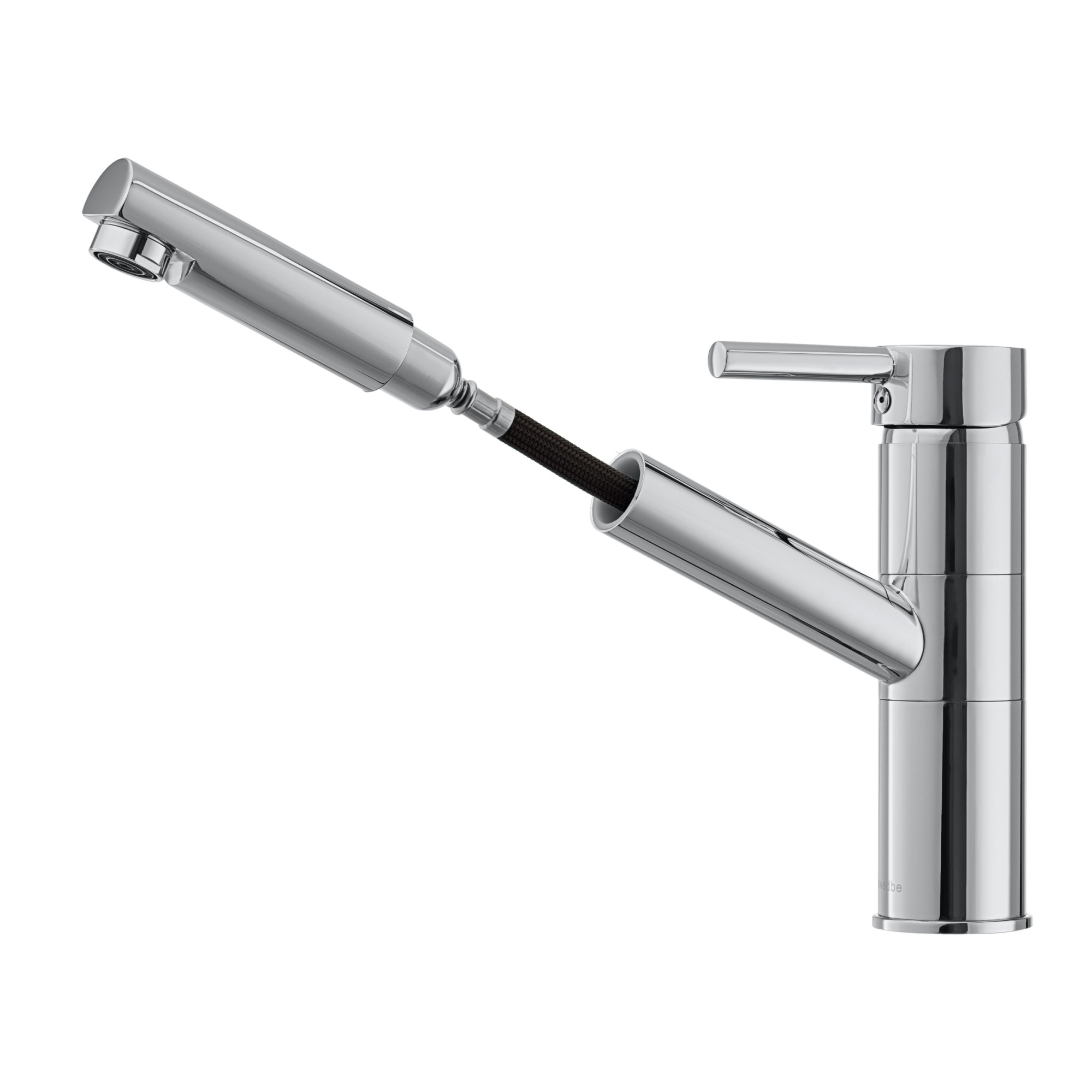 Смеситель для кухни с выдвижным изливом Swedbe Selene 7041