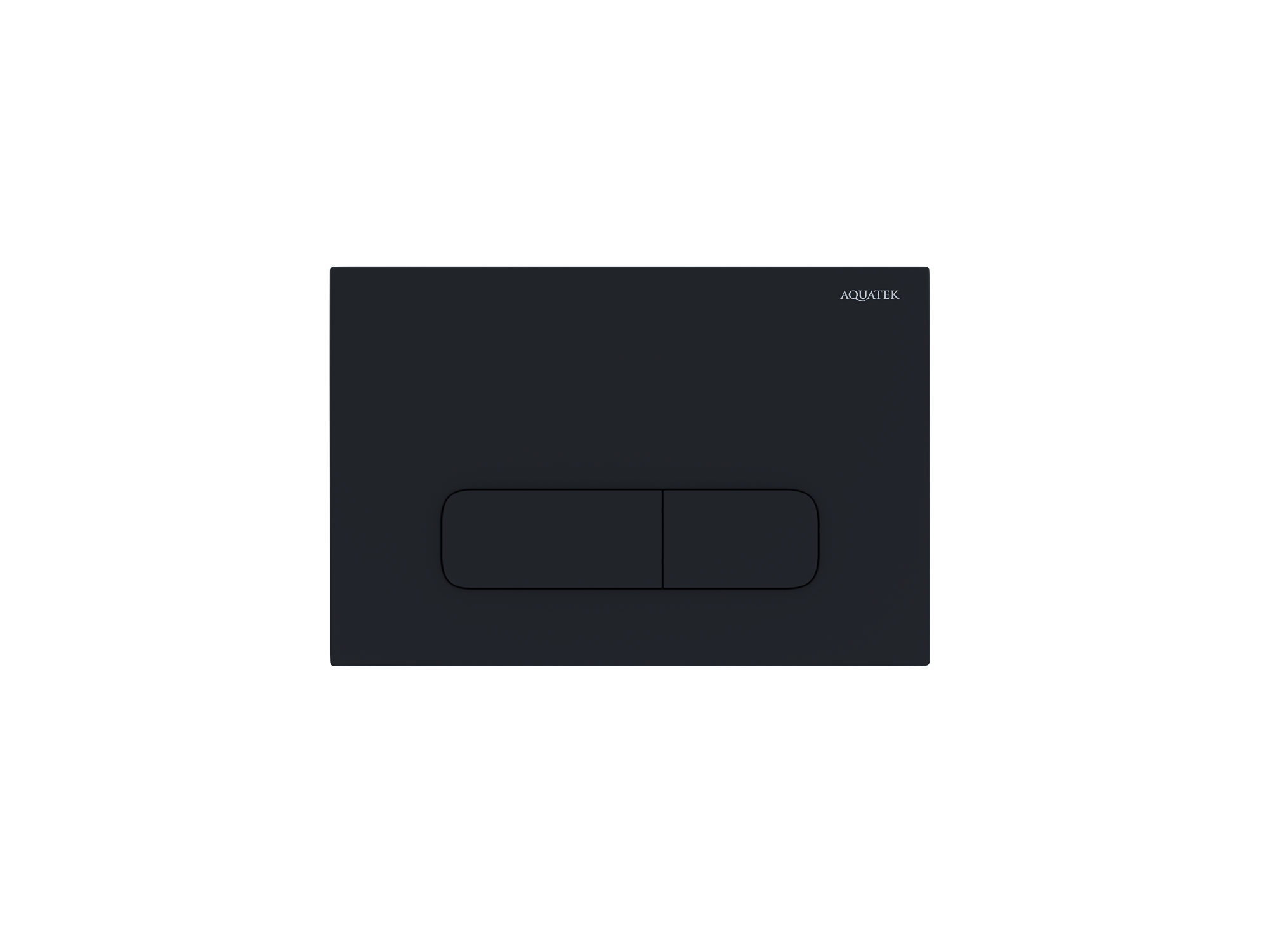 Панель смыва Aquatek Черная матовая (клавиши прямоугольные) KDI-0000017