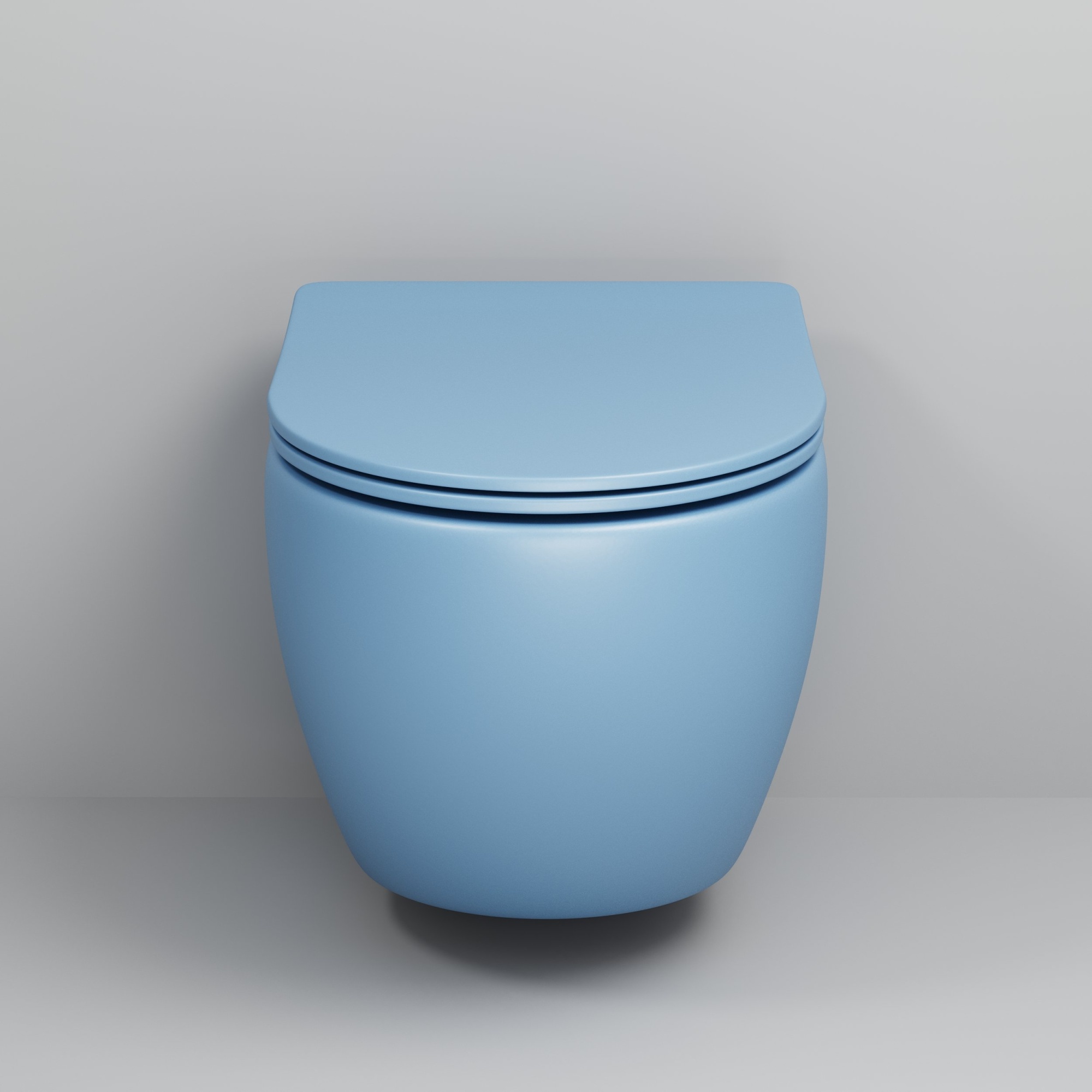 Унитаз gr-4455bsms color (485*365*360) подвесной безободковый