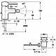 Смеситель Jacob Delafon Cuff E37045-CP для биде