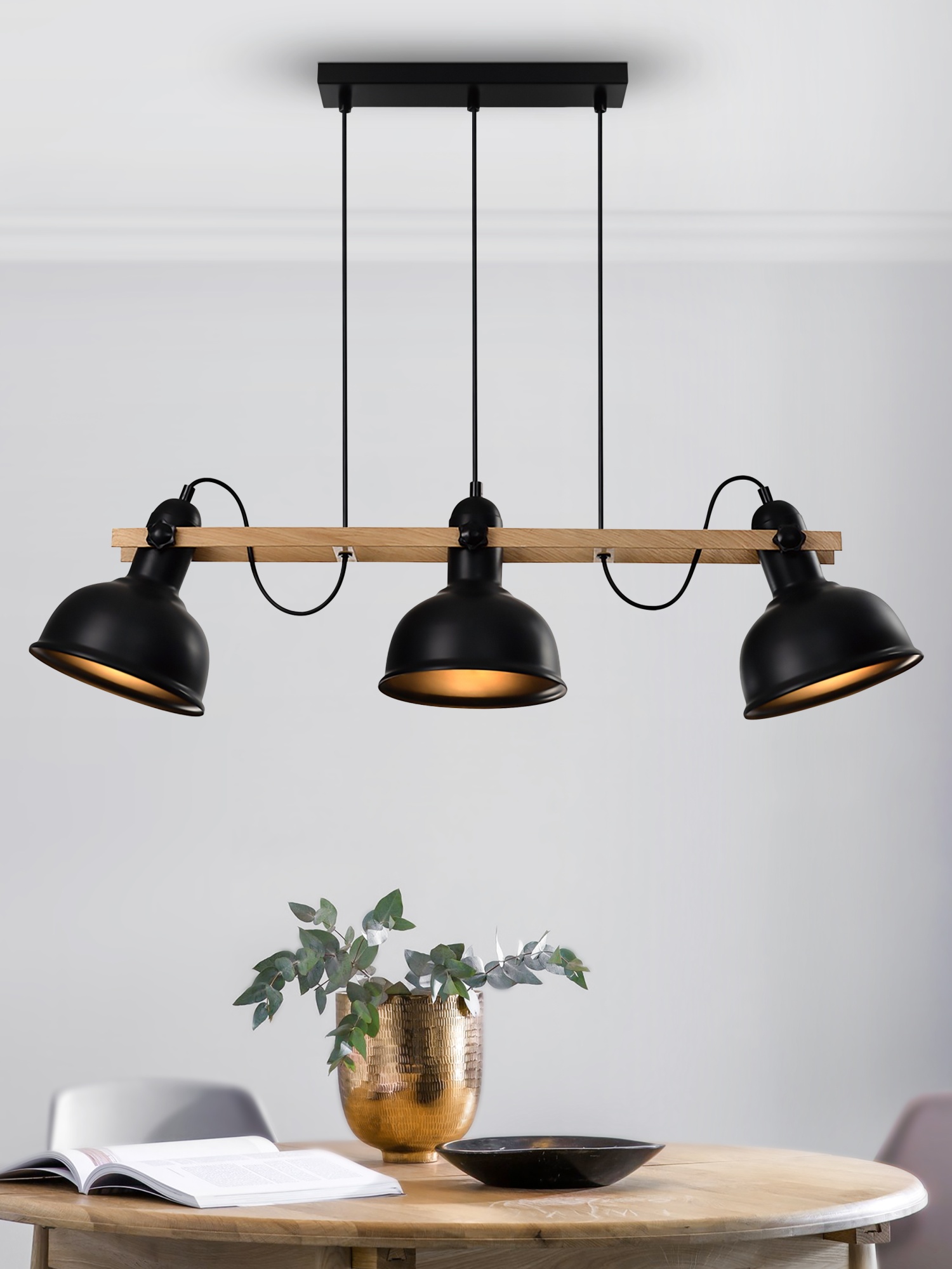 Светильник подвесной (подвес) Nathalie 4021-213 3 х Е27 40 Вт лофт - кантри