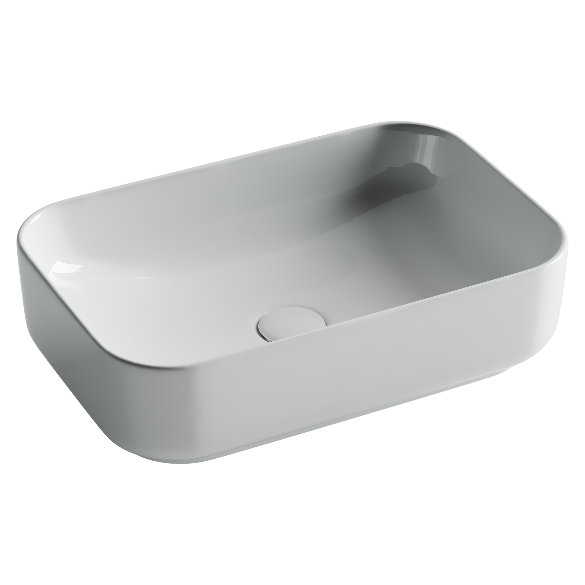 Умывальник чаша накладная прямоугольная Element 510*340*140мм, CN5043