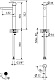 Смеситель для раковины CEZARES LEAF-LC1-01-W0