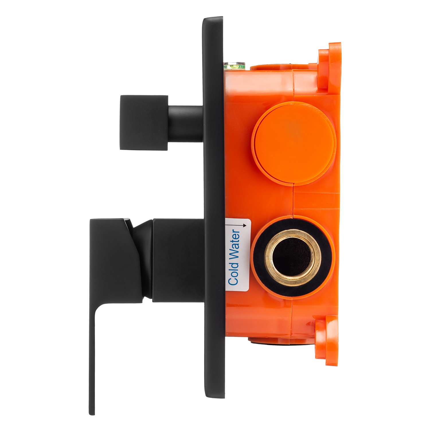 Смеситель встраиваемый подключение на 2 выхода в монтажном боксе Swedbe Platta 5519B