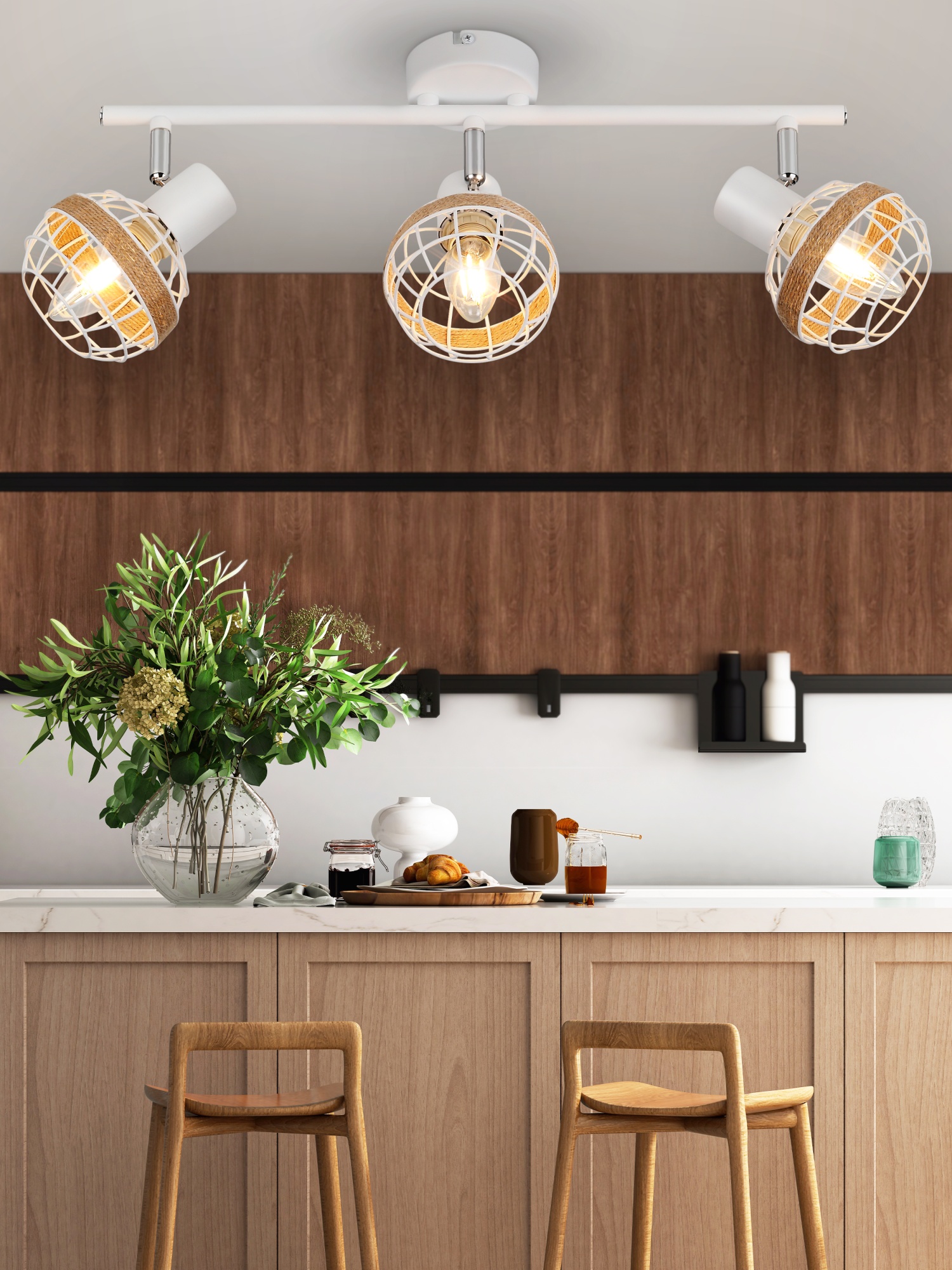 Светильник настенно-потолочный спот Anselma 7034-703 3 x E14 40 Вт поворотный